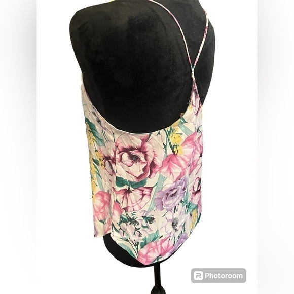 Victoria’s Secret Floral Satin Cami small/medium - Picture 2 of 5
